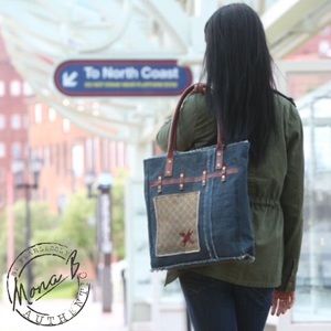 Mona B Indigo Tote Bag